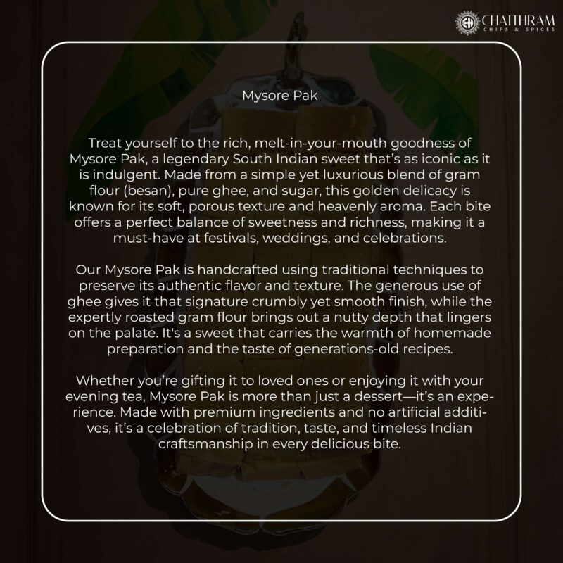 Ghee Mysore Pak - Image 3
